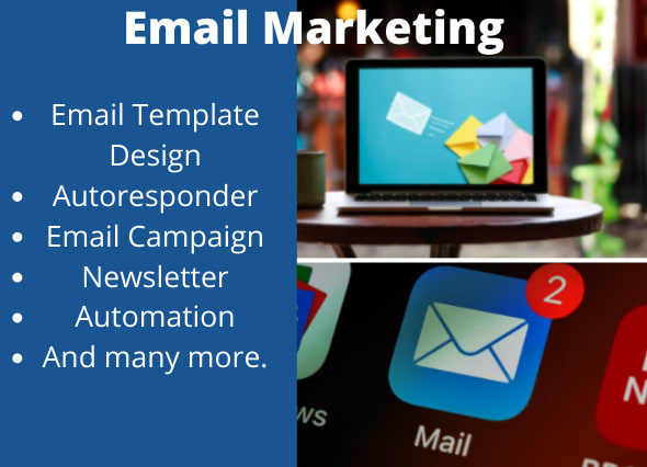 do mailchimp email design and email template design