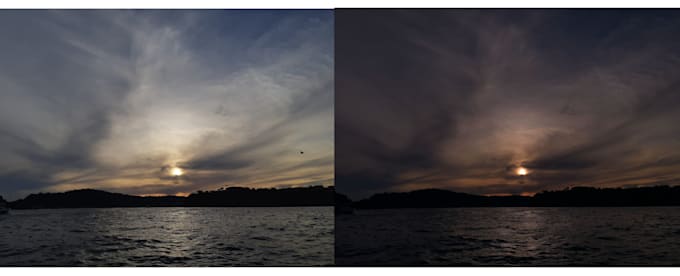 can modify the light of photos with photoshop and eliminate the imperfections