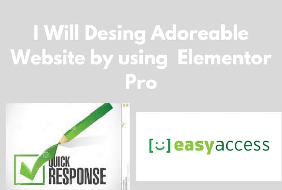 generator a marvelous wordpress website with  elementor pro