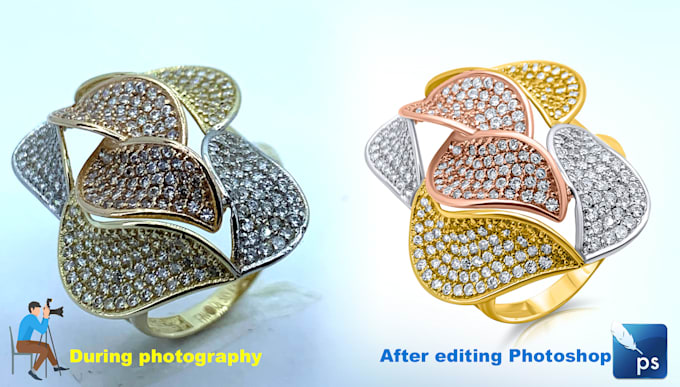 do jewelry retouch in photoshop