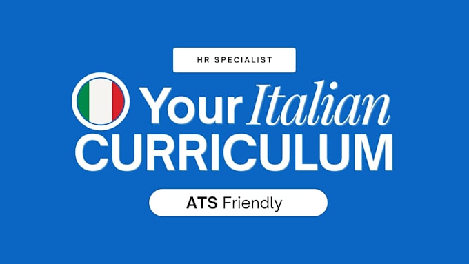 write your modern italian CV in 48h
