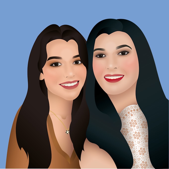 happily do a simple vector portrait of yourself uwu