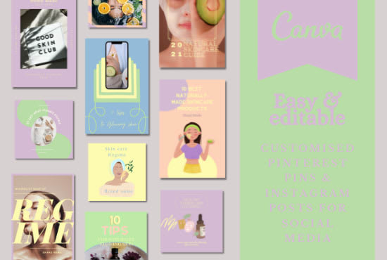 Create editable social media posts ads using canva by Ishwaryakantama