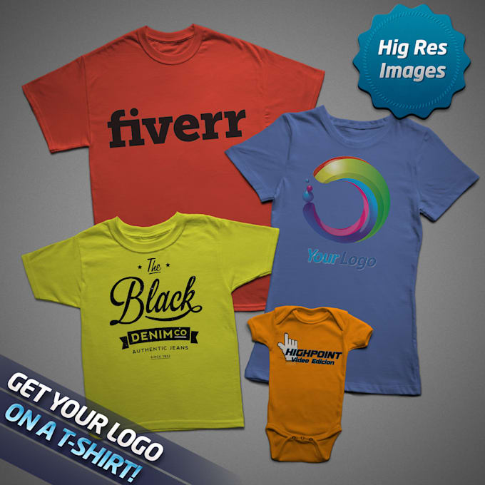 design realistic tshirt and hoodie logo mockup