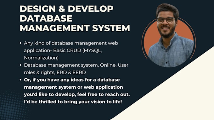 design and develop database management system web based
