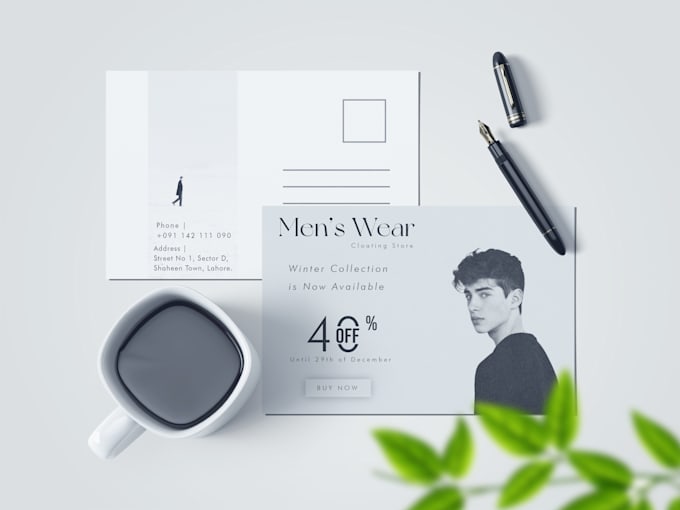 design direct mail eddm postcard, door hanger, rack card and yard sign