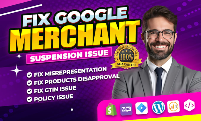 fix your google merchant center suspension and website needs improvement issue