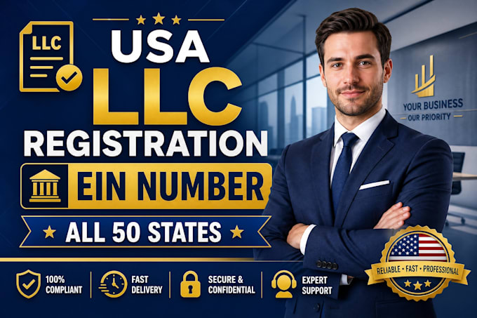 form your US llc with ein and registered agent