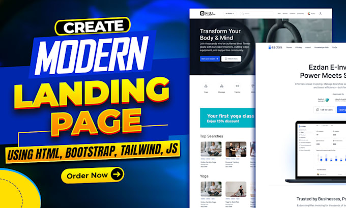 create html landing pages optimized for high conversions and speed