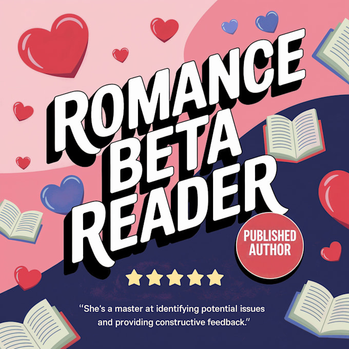 beta read your romance novel as a romance author