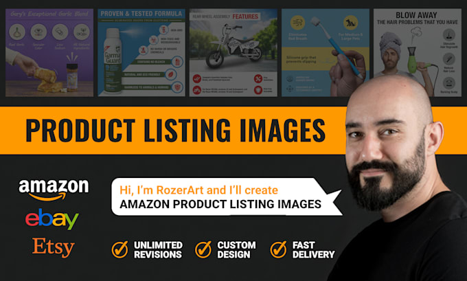 design amazon product listing images