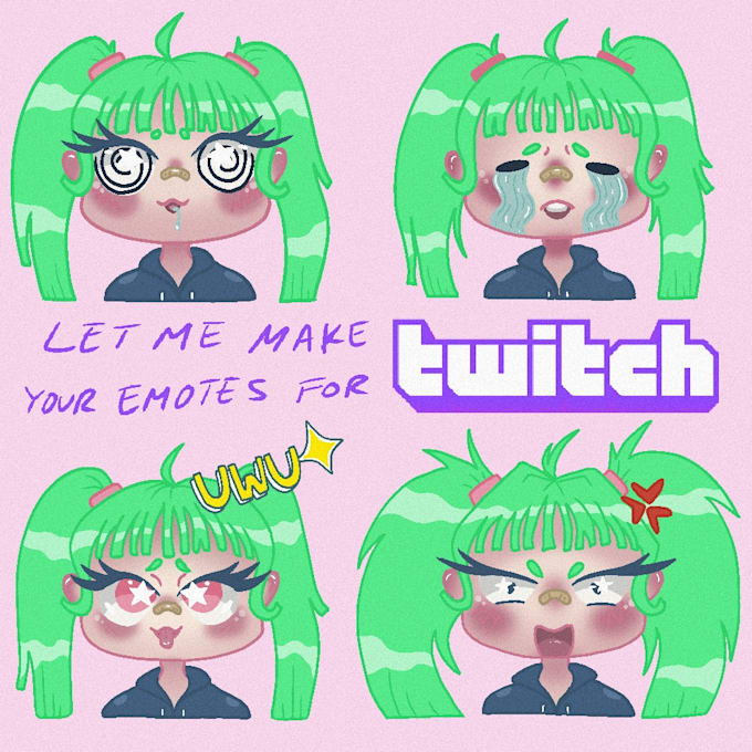 create an adorable, original chibi emote for twitch