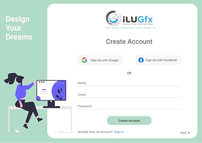 Design ui ux for mobile app and website on figma and adobe xd by ...