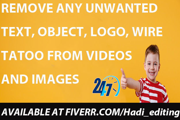 remove anything from videos and images vfx