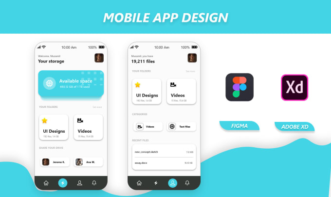 Design Modern Mobile App Design For Android And Ios By Ammartechs 