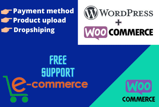 create ecommerce website and onlinestore by wordpress woocommerce