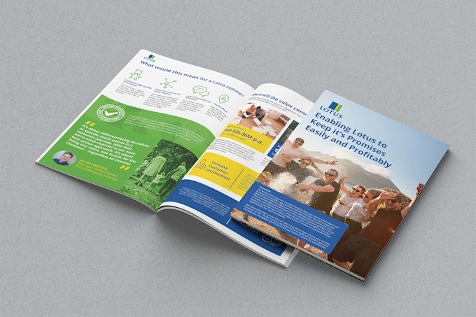 Top 5! I will design a modern indesign document ready for print  for $45