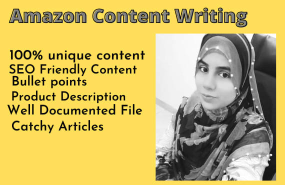 do amazon content writing and product listing