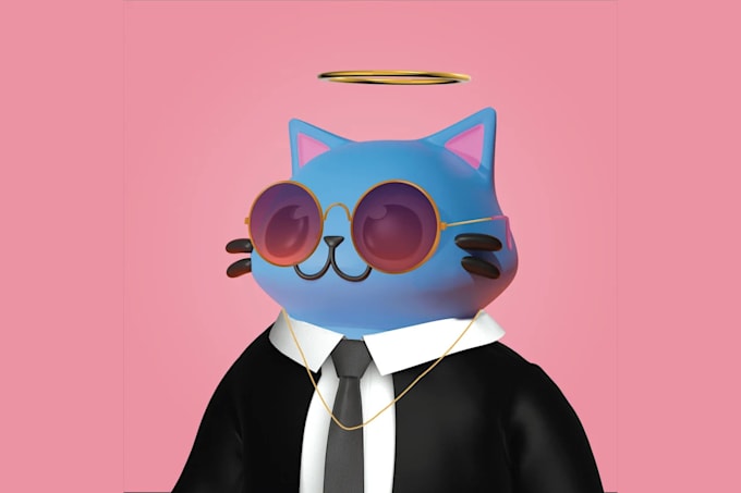 design 2d, 3d characters and nfts collections