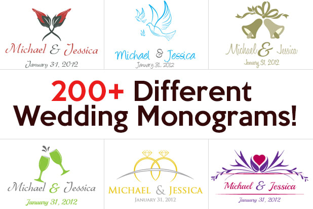 Wedding Monogram Hd Transparent, Wedding Monogram Logos Collection