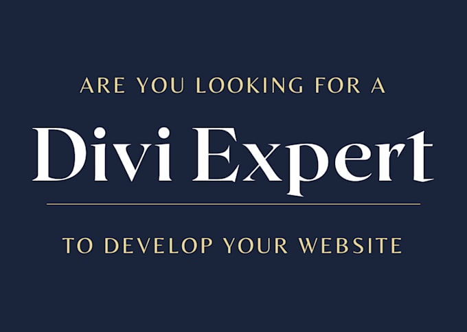 create a wordpress website using a divi theme