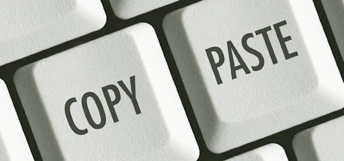 data copy and paste