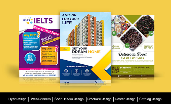 Do flyer design, brochure, event flyer design and poster design by Abm ...