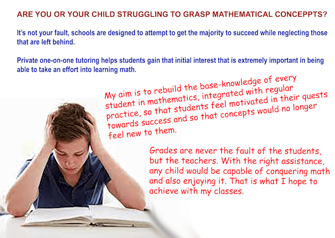 teach or tutor math for grades 1 to 8 and create and solve questions together