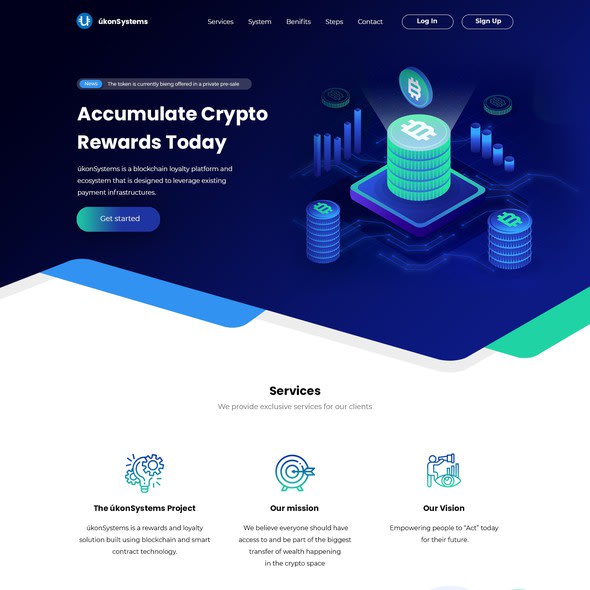 build a website for your crypto