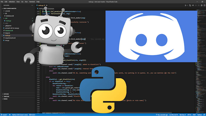 Create a custom discord bot with python by Phazejeff | Fiverr