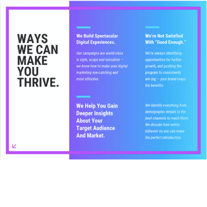 unique and creative  trifold  designs