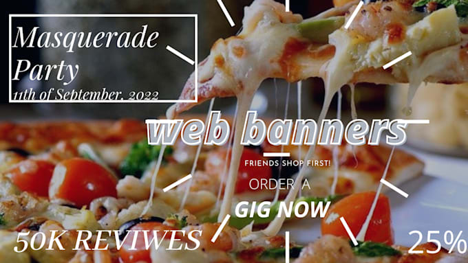 design website banner ads, web banners, email banners