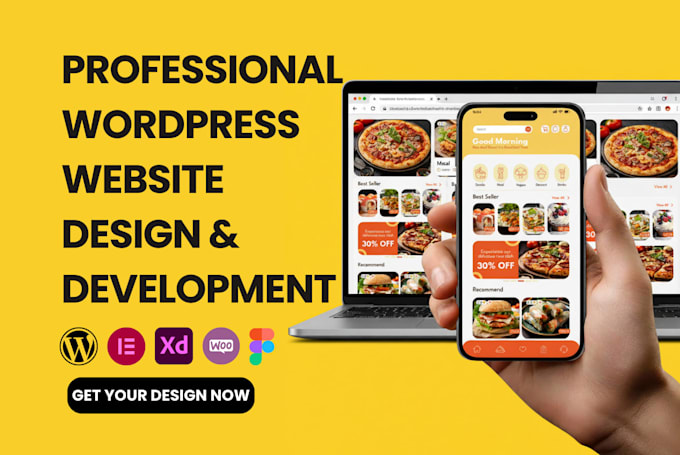 design and develop a modern responsive wordpress website and monthly SEO