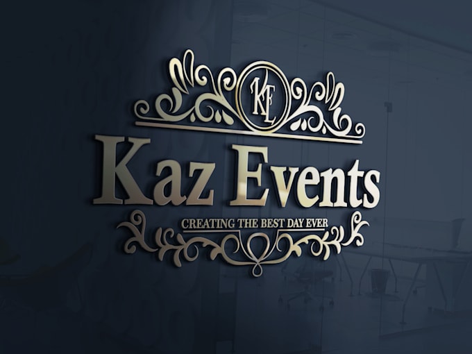 make creative custom logo for your event planning business