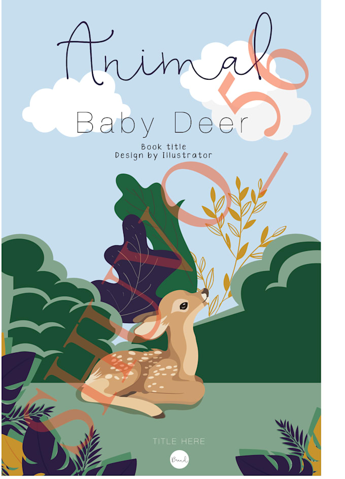 design creative children book cover , cover illustrations