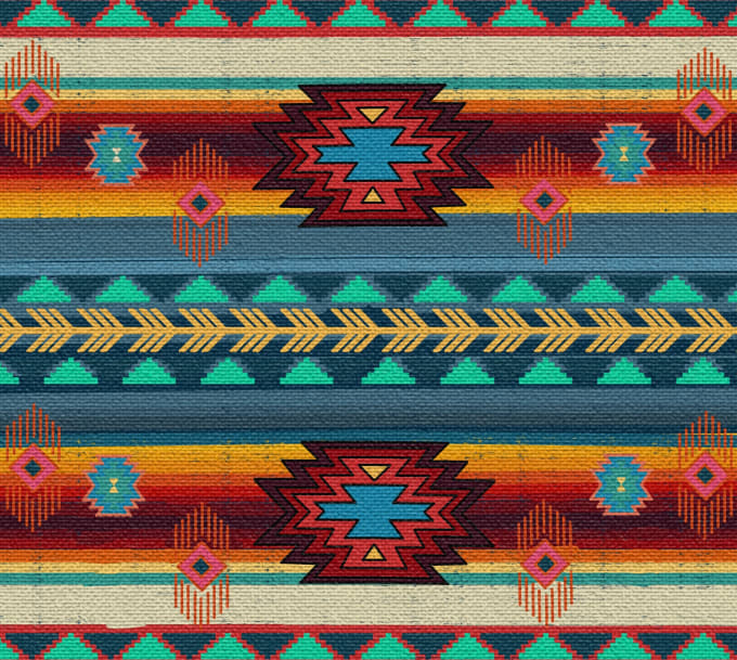 Native american pattern blanket on sale
