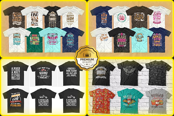 create trendy typography t shirts design