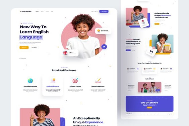 Complete website responsive using html,css,javascript by Younes360 | Fiverr
