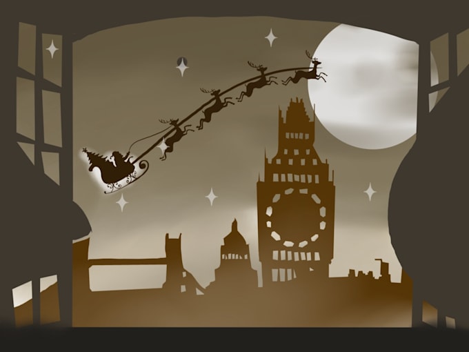 make christmas illustrations for your nft and etsy store