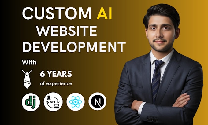 do ai software development, ai website, backend frontend as full stack developer