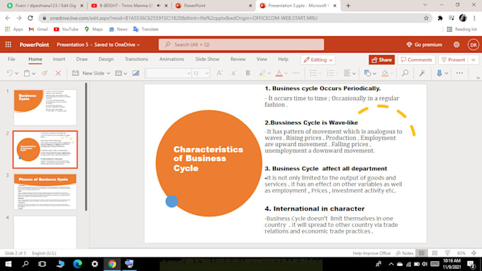 make  presentation for you