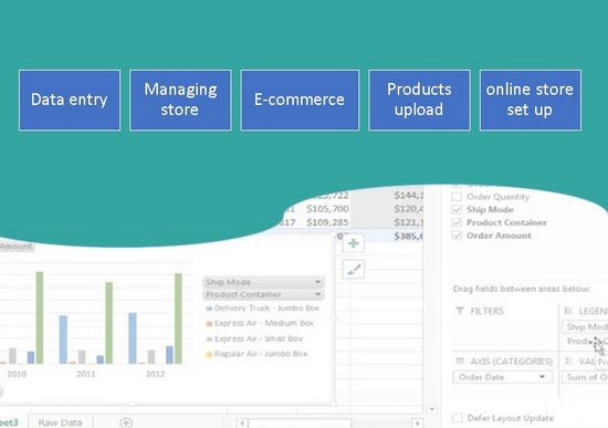 edit excel and csv files and upload products data to e commerce websites