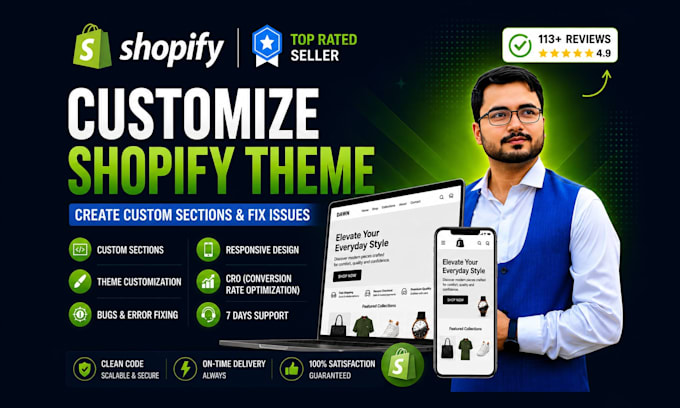 customize your shopify theme and create custom sections
