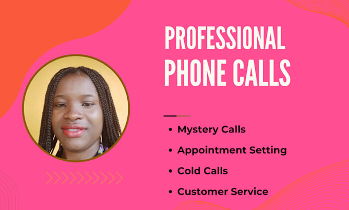 make professional phone calls on behalf of your business