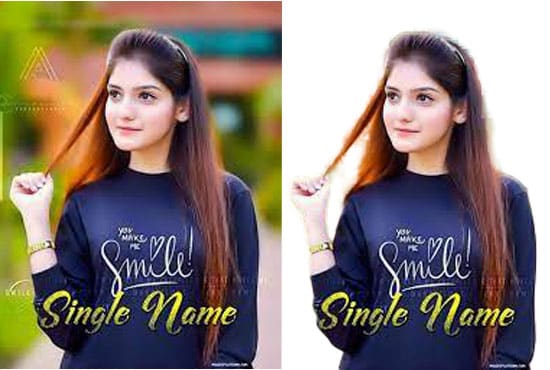 remove background with white or transparent