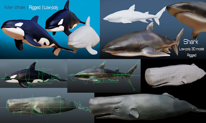 create realistic 3d creatures and animals