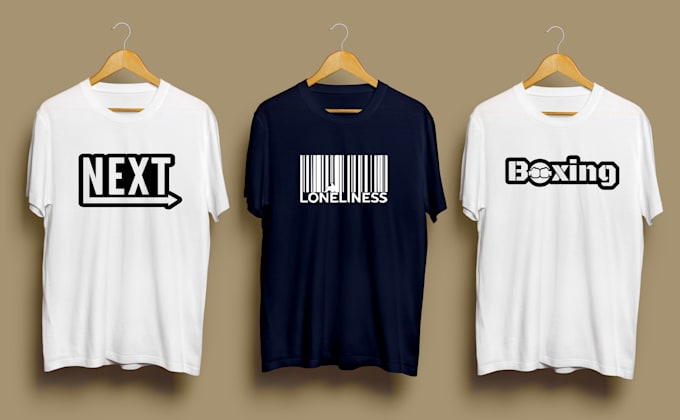 do minimalist typography, custom, and trendy tshirt design