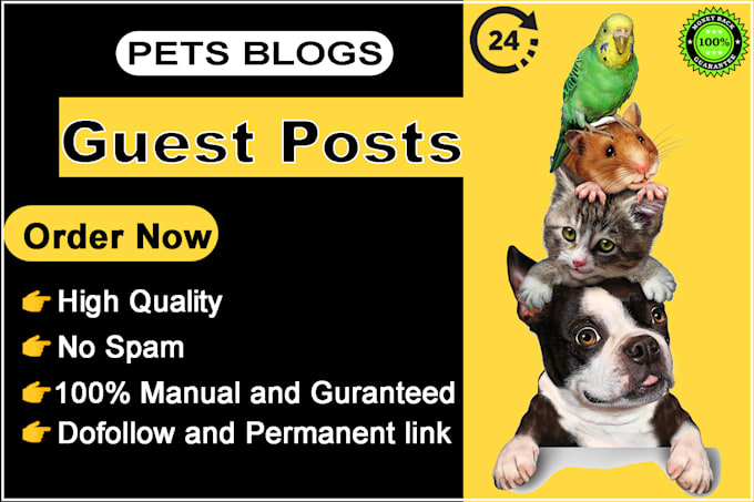 do guest posts or link insertion on pet blog SEO backlinks