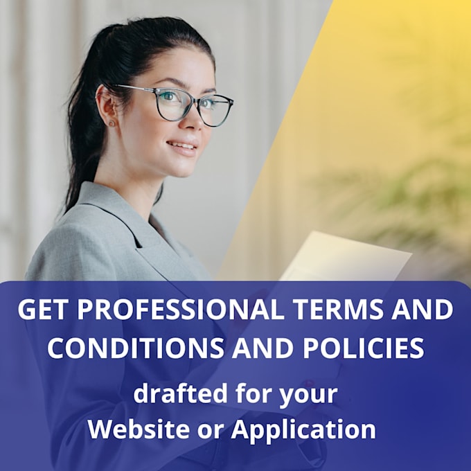 make terms and conditions and privacy policy for your website or app