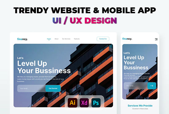 create nft website and app ux ui landing page design